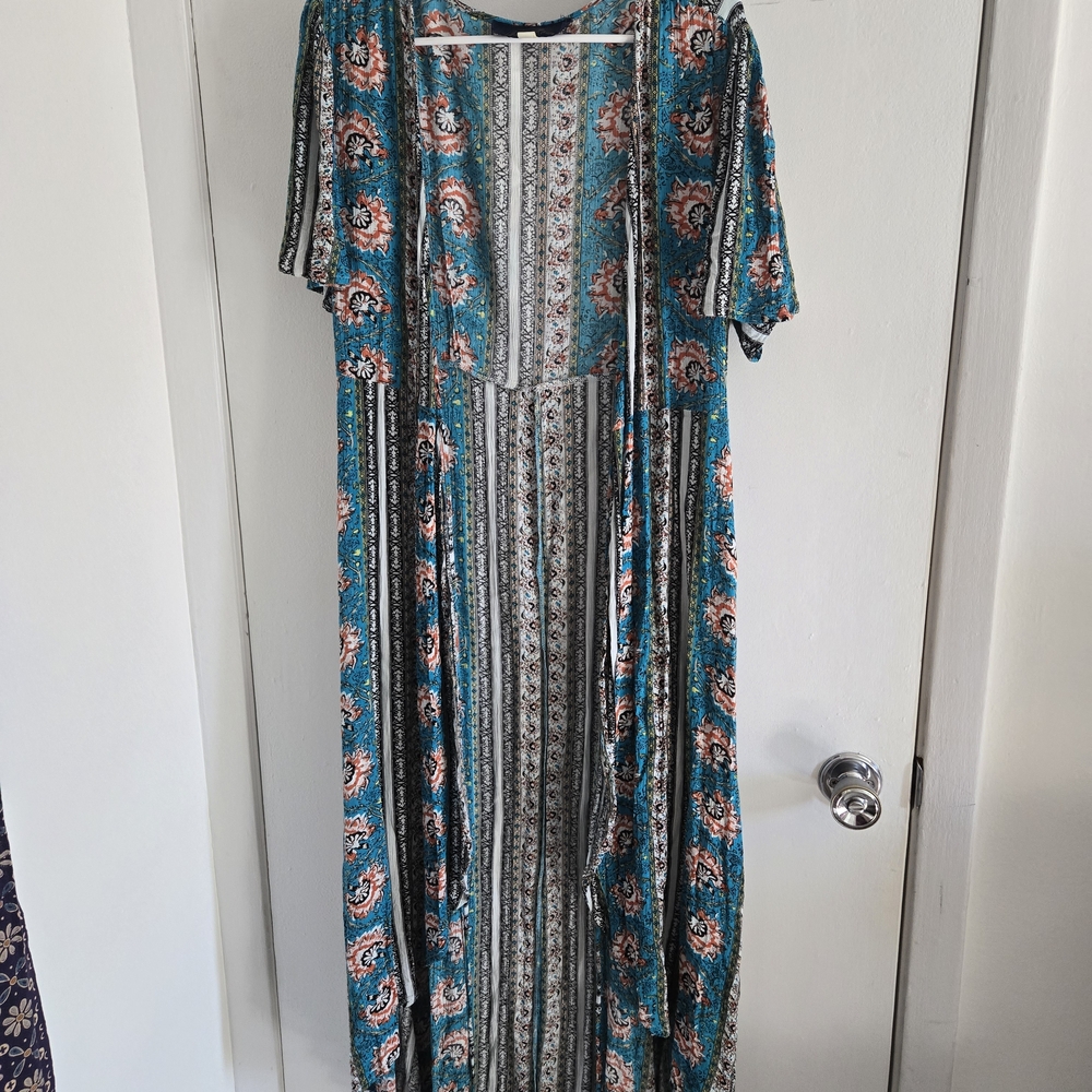 Blue Rain Multicolor Paisley Dress